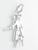 Captain Hook Pirate sterling silver charm .925 Pirates charms extra view