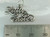Little Sister sterling silver charm - pendant .925 x 1 Sisters charms side view