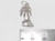 Hawaii palm tree sterling silver charm .925 x 1 Holliday charms size example