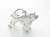 Spaniel dog sterling silver charm .925 x 1 Happy Spaniels Dogs charms image 8