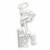 Cricket Player sterling silver charm .925 x 1 Cricketing charms