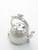 Opening Kettle with fish sterling silver charm .925 x 1 Kettles side view