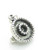 Horse Brush sterling silver charm .925 Horses grooming charms alternate view