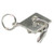 Mortar board sterling silver charm and moving tassle .925 Graduation