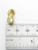 Guinea pig 9ct yellow gold charm pendant .375 x 1 Guineapigs charms detail
