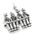 Ski lift sterling silver charm .925 Chair lifts charms