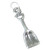 Snow Shovel sterling silver charm .925 x 1 Shovels Spades charms