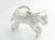 Lamb sterling silver charm .925 Lambs Lambing sheep charms extra view