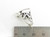 Slalom Skier sterling silver charm .925 x 1 Skiing charms