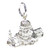 Saint Pauls Cathedral sterling silver charm .925 Cathedrals charms