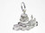 Saint Pauls Cathedral sterling silver charm .925 x 1 Cathedrals charms image 6