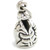 Ski Jacket sterling silver charm .925 Coat Parker Skiing clothes
