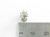 Ski Jacket sterling silver charm .925 Coat Parker Skiing clothes size example