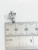 Heart with Arrow sterling silver charm .925 Love charms size example