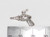 Drill sterling silver charm .925 Driller Drilling Drill charms size example