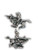 Knight on horse sterling silver charm .925 Knights on Horseback alternate view