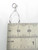 Wishbone sterling silver charm .925 Lucky and Lucky charms side view