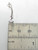 Wishbone sterling silver charm .925 Lucky and Lucky charms detail