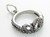 Crown sterling silver charm .925 Royal King Queen Crowns charms B3 additional view
