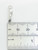 Rabbit 2D sterling silver charm .925 Easter Bunnies Rabbits charms side view