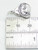 Pulse Monitor sterling silver charm .925 Exercise Fitness charms side view