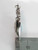 Cat 2D sterling silver charm pendant .925 Pussy Cat charms side view
