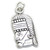 Maya Mayan Icon sterling silver charm pendant .925 x 1 Mayans charms