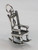Rocking chair sterling silver charm .925 x 1 Rockers chairs charms A1 additional view