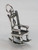 Rocking chair sterling silver charm .925 Rockers chairs charms A1 additional view