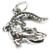 Crocodile Alligator sterling silver charm .925 Crocs - Gator charms