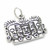 Maya Mayan Rebirth Mask sterling silver charm .925 x 1 Mayans charms