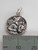Angel sterling silver charm pendant 2D .925 Angels charms size example