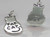 Fat Cat sterling silver charm .925 x 1 Porky cats charms image 6