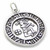 Maya Mayan Coin Disc Icon sterling silver charm .925 x 1 Mayans charms