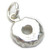 Doughnut small sterling silver charm .925 Donut charms