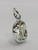 Coffee Bean sterling silver charm .925 Cofee Beans charms additional view