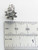 Maya Mayan Icon sterling silver charm pendant .925 Mayans charms A3 side view