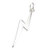 Lightning Bolt sterling silver charm .925 Weather Storms charms