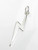 Lightning Bolt sterling silver charm .925 Weather Storms charms additional view