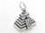 Maya Mayan Pyramid sterling silver charm .925 Mayans charms alternate view