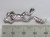 Frog - Toad large 2D sterling silver charm or pendant .925 size example
