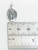 Saint Christopher sterling silver charm .925 Saints charms detail