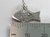 Tuna Breath Fish sterling silver charm .925 Cats charms size example