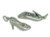 High Heel Pump Shoe sterling silver charm .925 x 1 Shoes charms additional view
