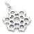 Snowflake sterling silver charm pendant .925 Christmas charms