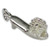 Shoe Slipper Style sterling silver charm .925 x 1 Shoes charms