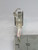 Crane Origami sterling silver charm .925 x1 Wedding and Marriage charms side view