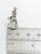 Queen of Hearts sterling silver charm .925 Nursery Rhyme charms side view