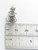 Queen of Hearts sterling silver charm .925 Nursery Rhyme charms size example