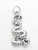 Dragon sterling silver charm .925 Dragons Mayan Chinese additional view